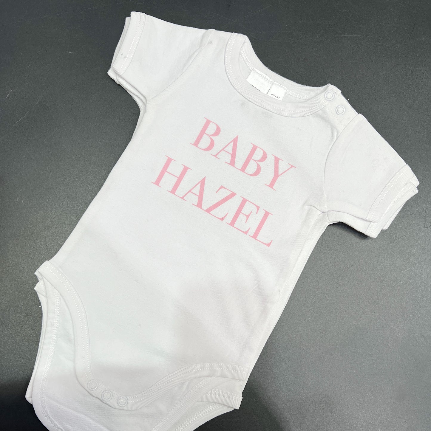 Custom DTG Printed Onesie