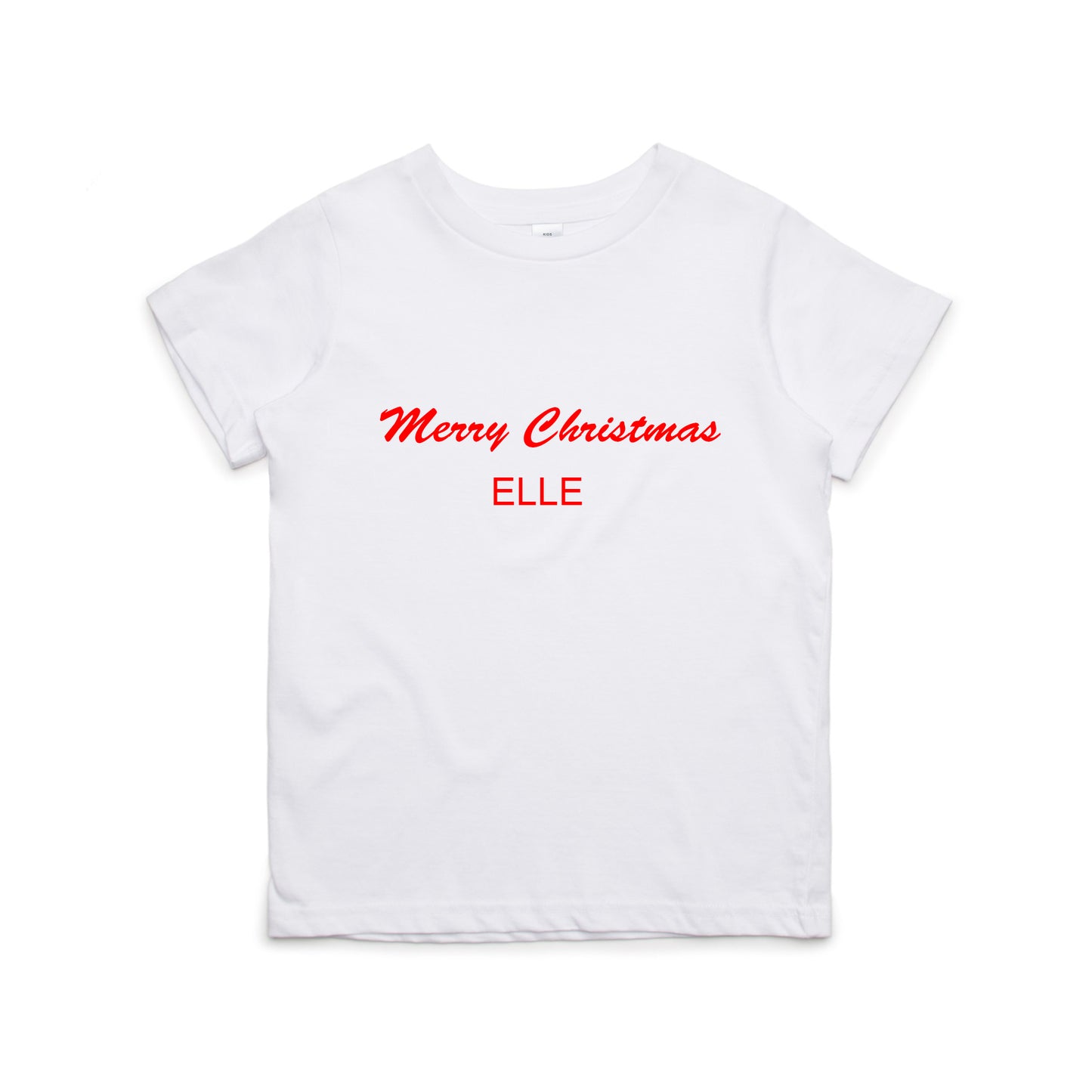Merry Christmas Slogan - Kids Tee