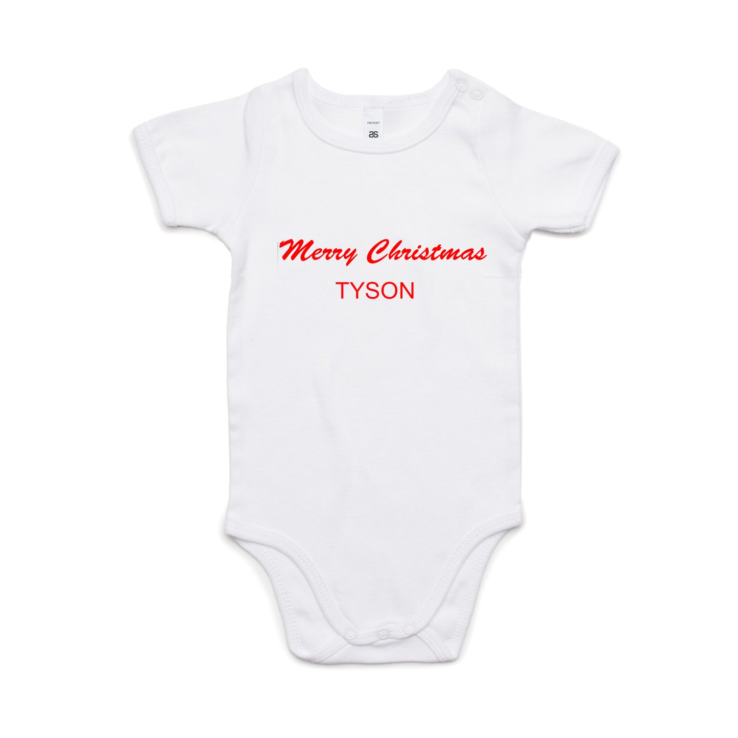 Merry Christmas Slogan - Baby Onesie