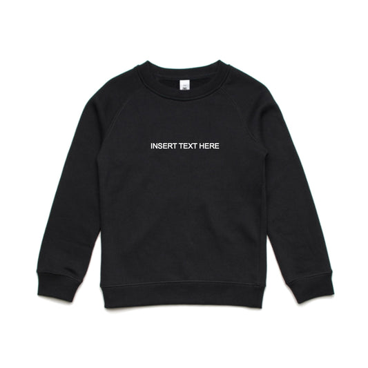 Custom Embroidered Kids Crewneck