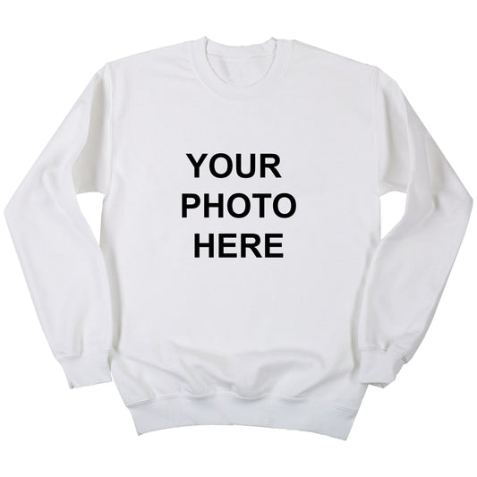 Custom Printed Photo Crewneck Unisex
